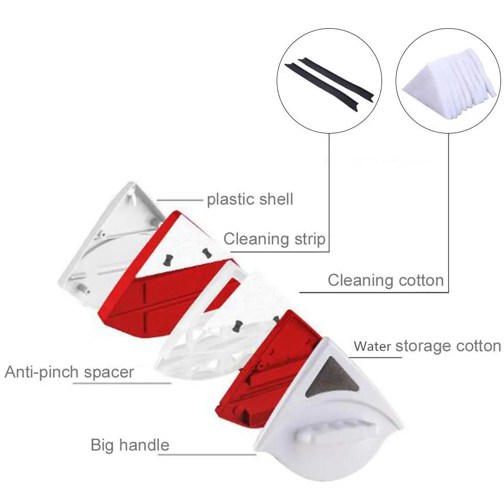 Magnetic Window Cleaners Cleaning Home Window Glass Cleaner Tool Double Side Wiper Useful Surface Cl
